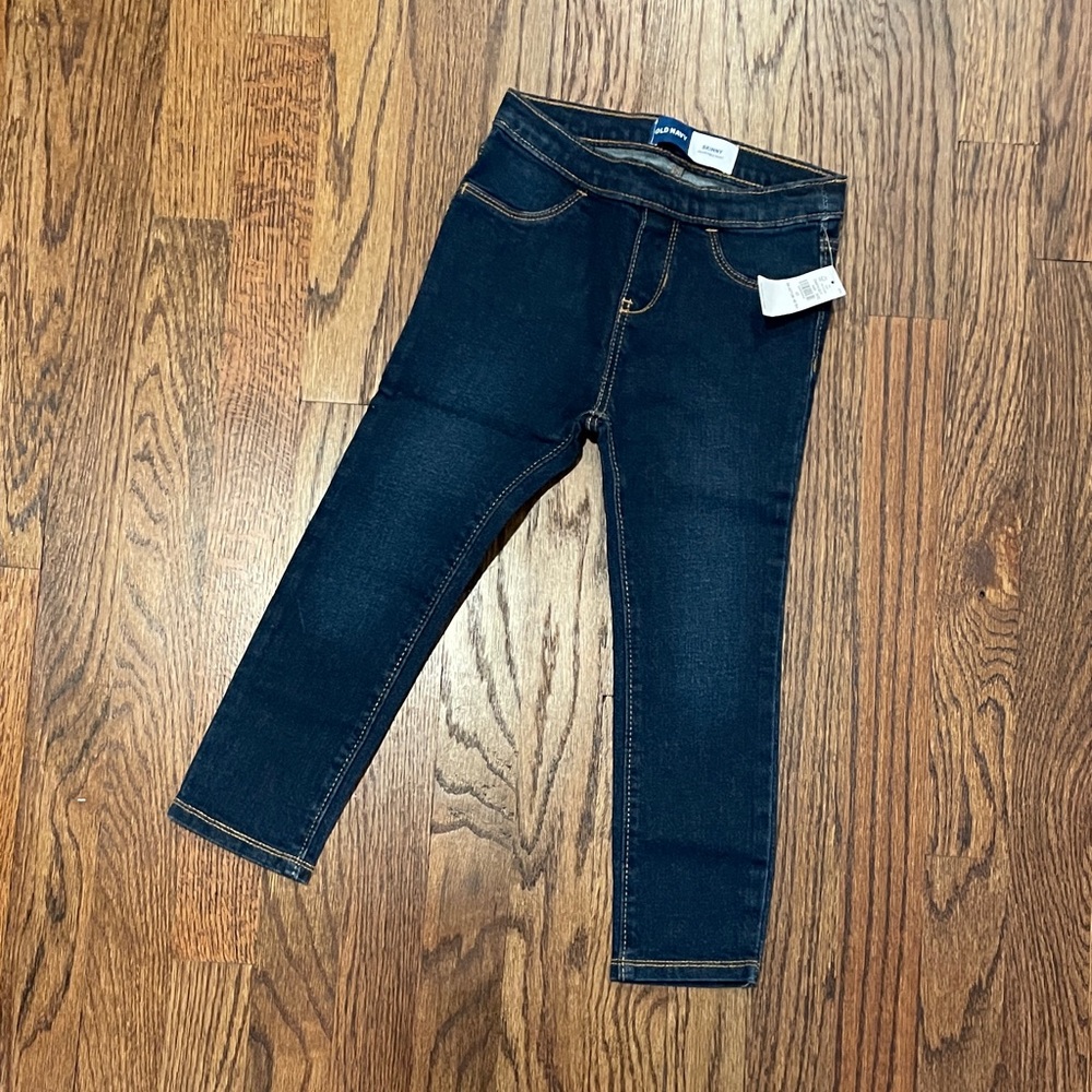 Old Navy 4T Girl Skinny Dark Blue Jeans
